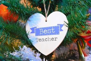 Brad Best Teacher Colors Ornament Christmas